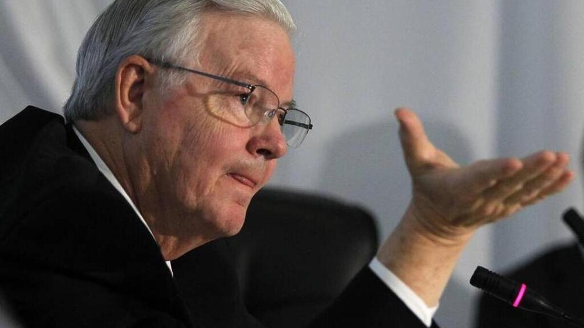 File: Rep. Joe Barton (R-TX) asks questions at a hearing of the U.S. House Committee on Homeland Security at Dallas/Fort Worth International Airport to look at federal, state and local response to the Ebola case in Dallas, October 10, 2014.