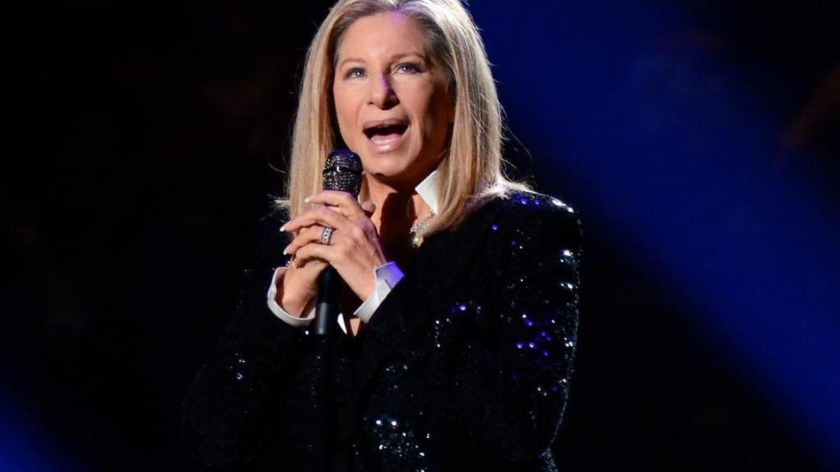 Singer Barbra Streisand, a longtime donor to Democratic congressional candidates, performs at the Barclays Center in Brooklyn on Oct. 11, 2012.