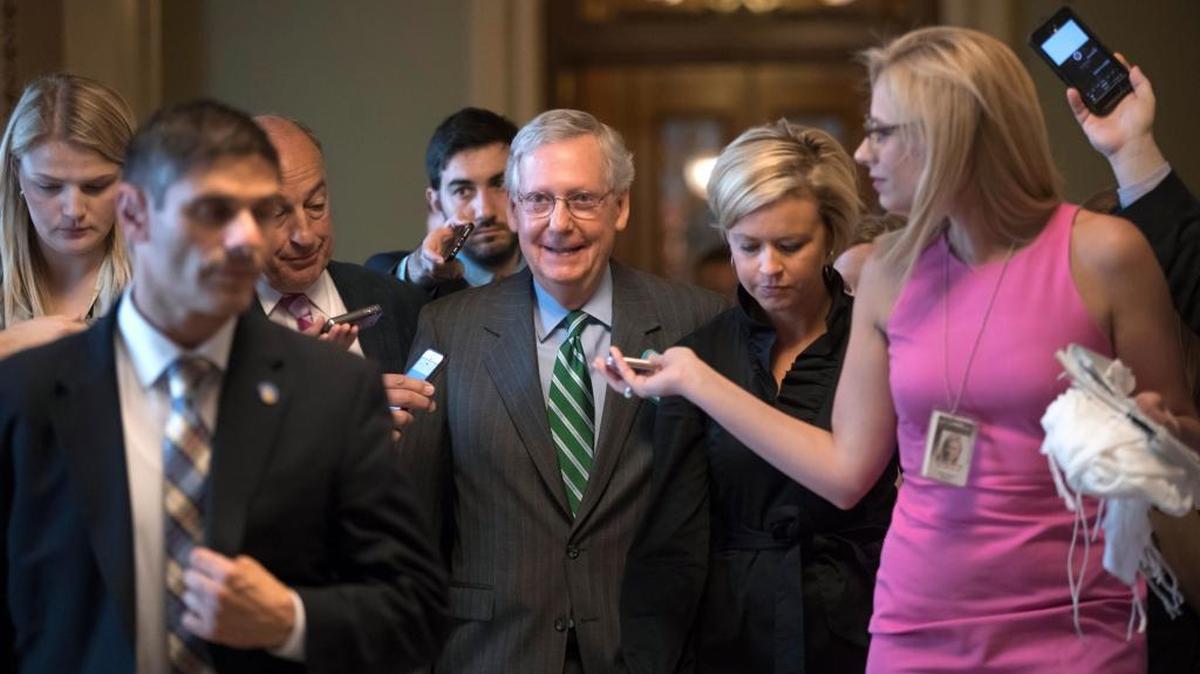 After another Senate Republican proposal to replace Obamacare failed on Thursday, Majority Leader Mitch McConnell, R-Ky., is likely to introduce a “skinny” repeal measure that only repeals a few provisions of the Affordable Care Act. (AP Photo/J. Scott Applewhite)