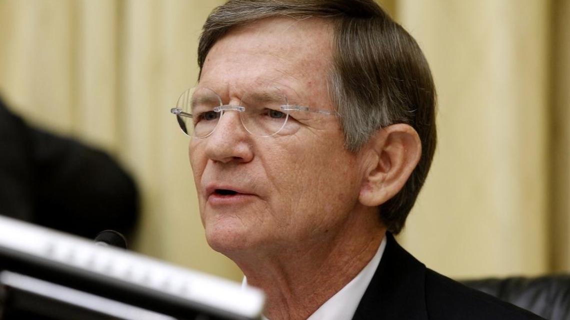 House Science Committee Chairman Rep. Lamar Smith, R-Texas speaks on Capitol Hill in Washington. Smith’s committee tweeted an article denying global warming on Thursday.