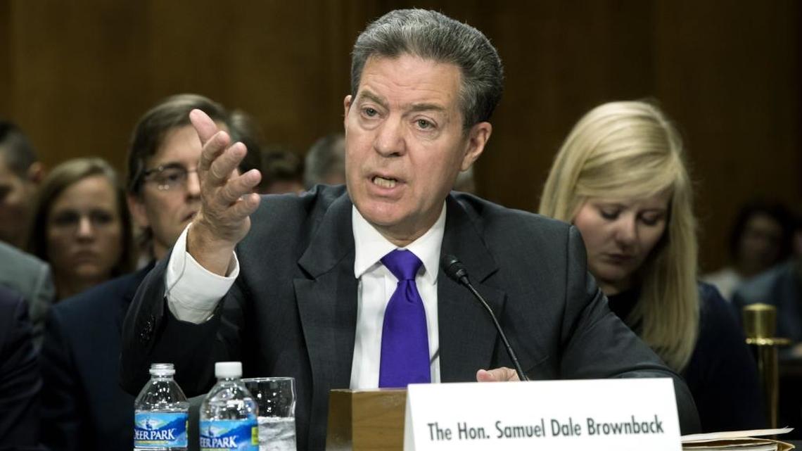 Kansas Gov. Sam Brownback appeared Oct. 4 before the Senate Foreign Relations Committee as the nominee to be the Trump administration’s ambassador-at-large for international religious freedom.