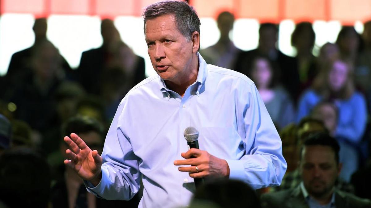 No. 4: Republican presidential candidate Ohio Gov. John Kasich would represent an olive branch - of sorts - from Trump to the establishment.