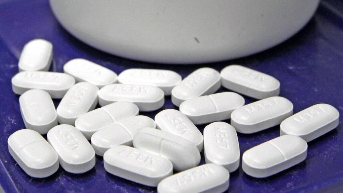 The prescription painkiller hydrocodone at a pharmacy in Montpelier, Vermont.