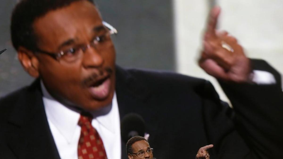 Rep. Emanuel Cleaver, a Democrat from Missouri, shown in a 2012 file photo, will speak on behalf of presumptive presidential nominee Hillary Clinton at the Democratic convention in Philadelphia. Cleaver is a long-time friend of Clinton’s and supported her over Barack Obama in 2008.