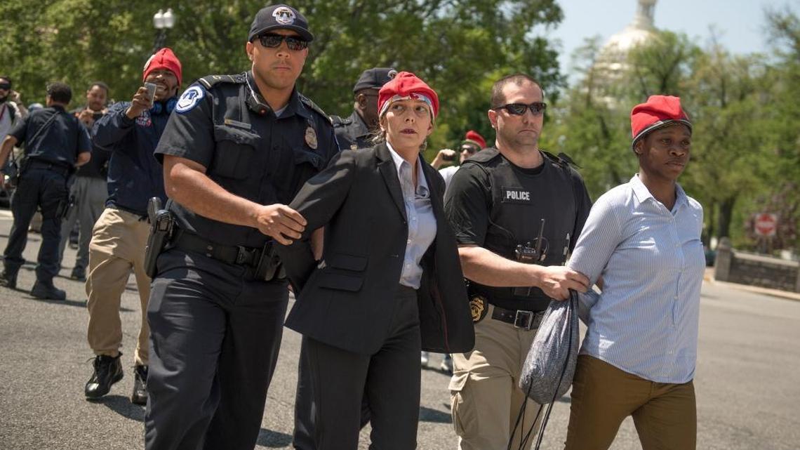 They tried to give away joints on Capitol Hill. Police were waiting.