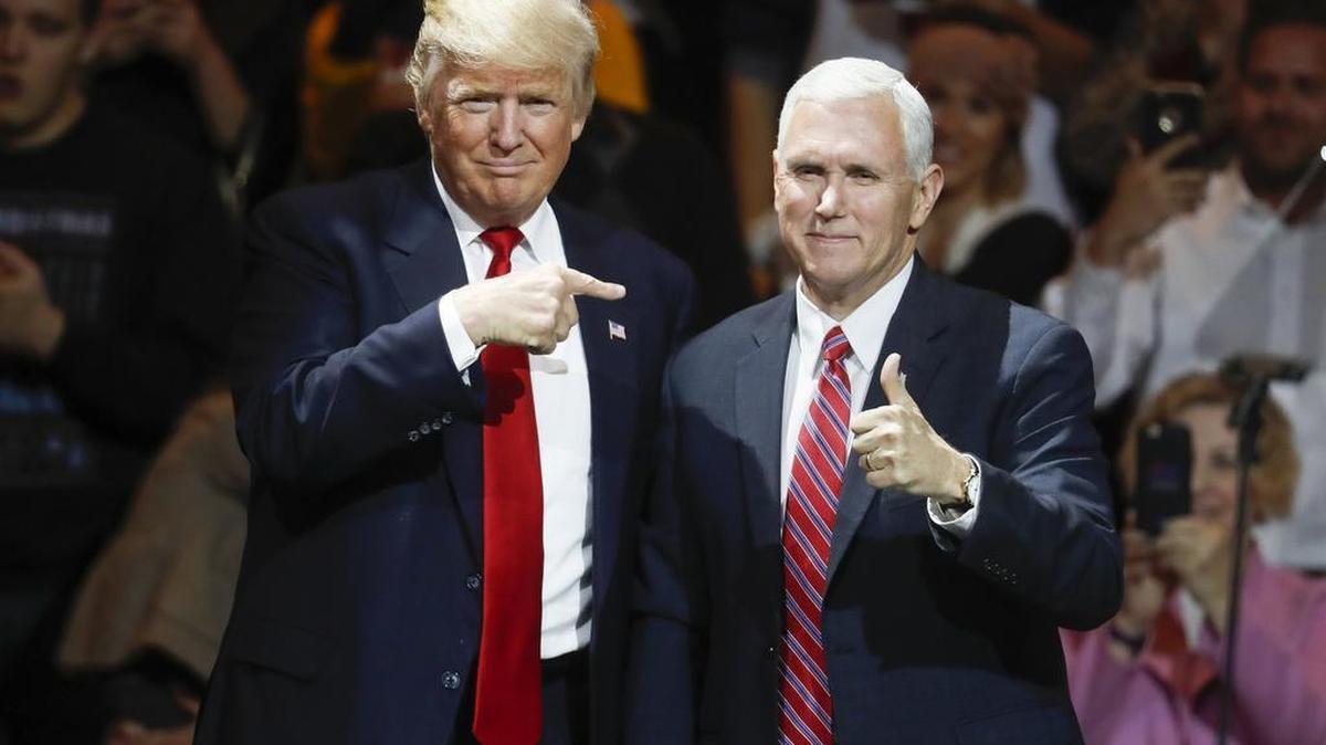 President Donald Trump, left, is already being sued for violating the emoluments clause of the U.S. Constitution.