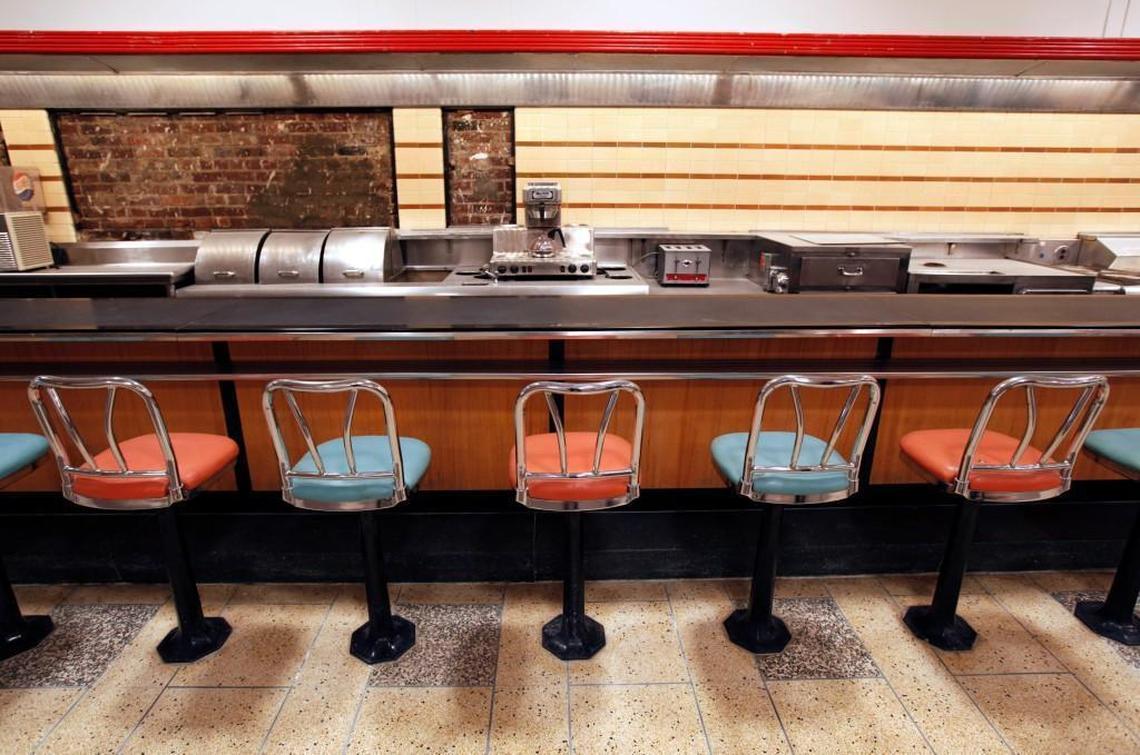 In this Jan. 7, 2010 photo, the lunch counter at the former F.W. Woolworth is shown at the International Civil Rights Center and Museum in Greensboro, N.C. Four college freshmen walked into a Greensboro, N.C., dime store on Monday, Jan. 1 1960, bought a few items, then sat down at the “whites only” lunch counter, and sparked a wave of civil rights protest that changed America.