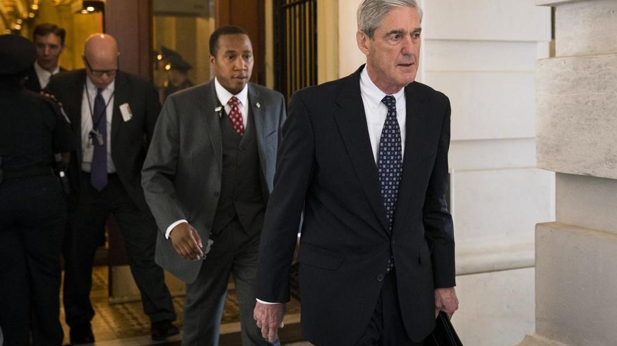 Robert Mueller, the special counsel overseeing the Russia investigation, leaves the Capitol in Washington, June 21, 2017. President Donald Trump ordered the firing of Mueller in June 2017, according to four people told of the matter, ultimately backing down after the White House counsel threatened to resign rather than carry out the directive.