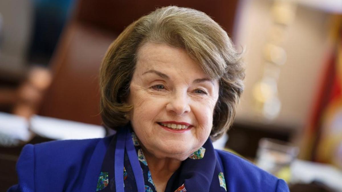 In this Feb. 11, 2015, file photo, Sen. Dianne Feinstein, D-Calif., speaks during an interview.
