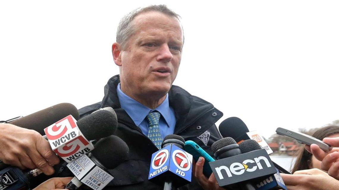 Massachusetts Gov. Charlie Baker reiterated on Wednesday that he will not vote for Donald Trump in November. He spoke with reporters after Trump’s last Republican rivals ended their presidential campaigns.