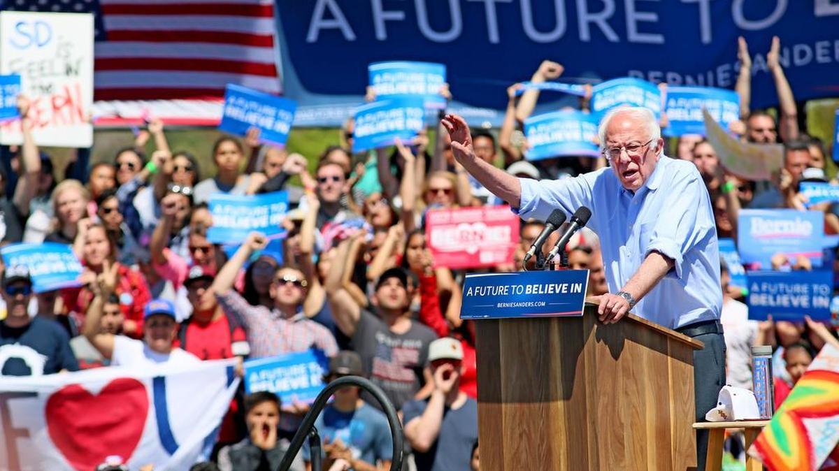 By choosing five of 15 seats on an influential committee in charge of codifying the party’s platform, Sanders could push the Democrats farther to the left ahead of the nominating convention this July.