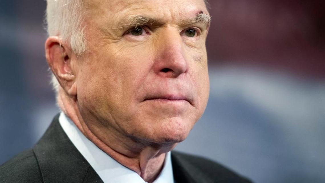 Sen. John McCain said Friday he’d oppose close friend Sen. Lindsey Graham’s health care bill.