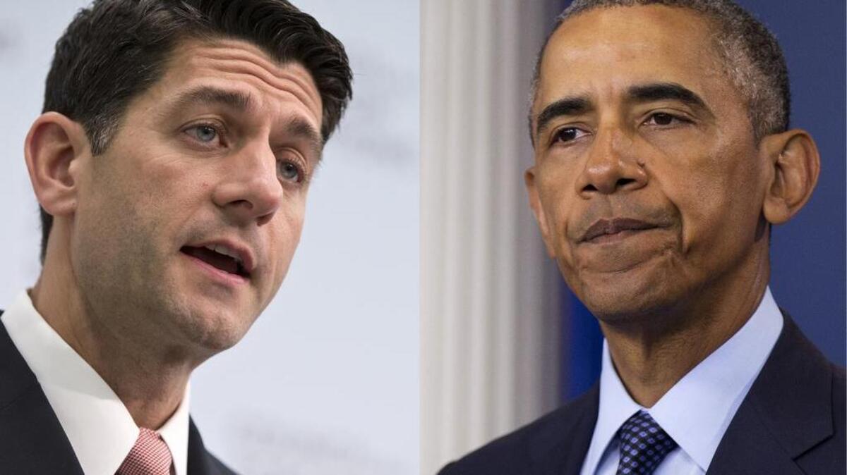 House Speaker Ryan's 57-page document compiles a detailed list of bills that would dismantle many of President Obama's signature reforms.