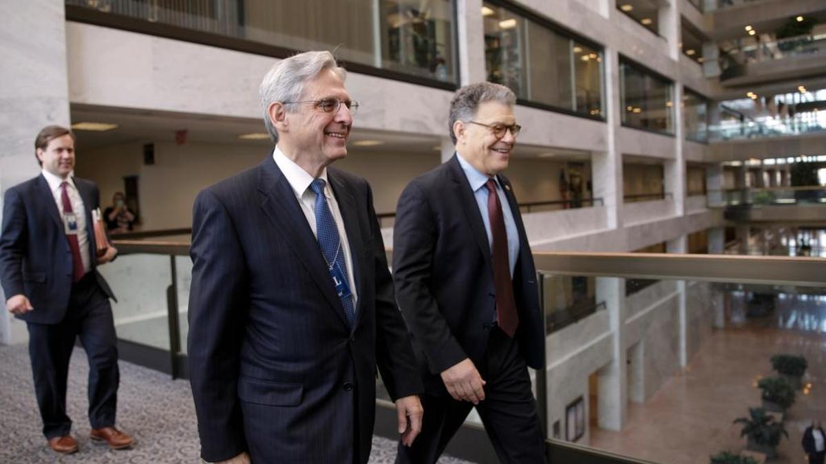 The Supreme Court is shorthanded since the death of Antonin Scalia. Merrick Garland, President Barack Obama’s choice to replace Scalia, on Wednesday met with Senate Judiciary Committee member Sen. Al Franken, D-Minnesota. Senate Republican leaders have refused to consider Garland’s nomination.