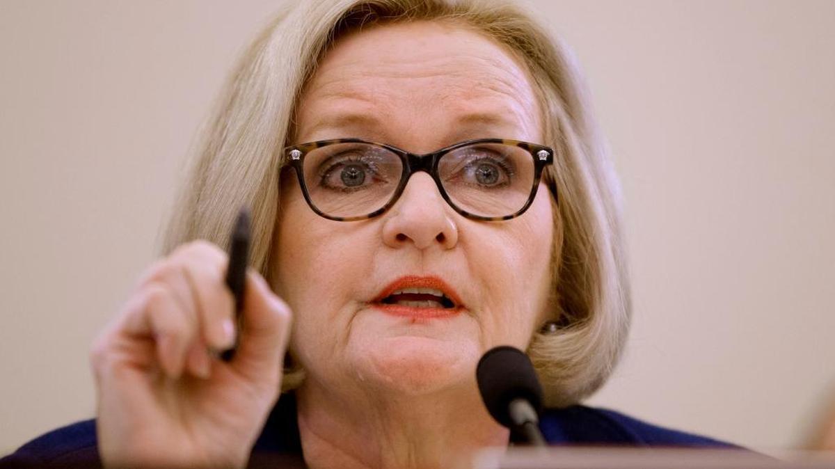 In this April 2, 2014, file photo, Sen. Claire McCaskill, D-Mo., asks questions during hearings in Washington.