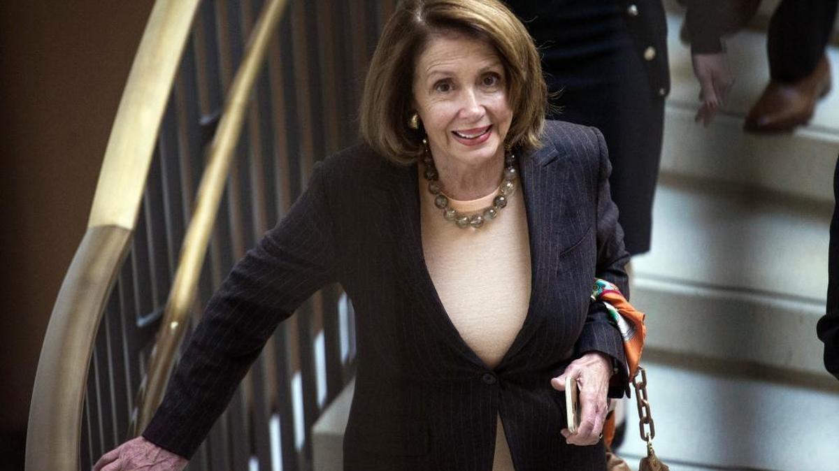 House Minority Leader Nancy Pelosi, of Calif., smiles as she walks down a staircase in the U.S. Capitol in Washington, Thursday, Nov. 2, 2017. Pelosi’s fundraising is a significant source of cash for House Democrats.
