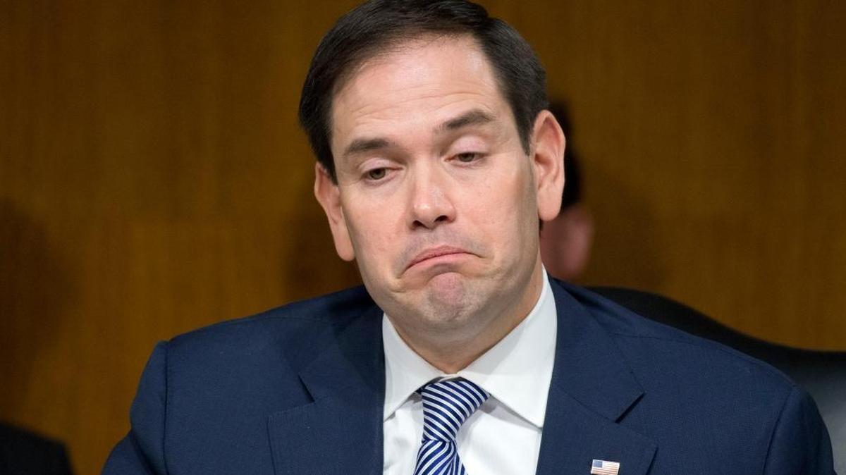 United States Senator Marco Rubio, R-Fla., questions the witnesses during the US Senate Select Committee on Intelligence open hearing titled "Disinformation: A Primer in Russian Active Measures and Influence Campaigns" on Capitol Hill in Washington, DC on Thursday, March 30, 2017.