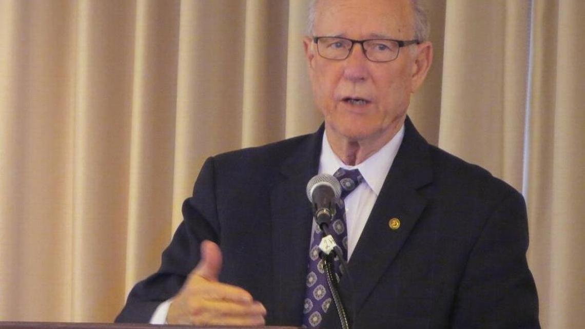 The Senate is on break. So why did Kansas Sen. Pat Roberts bang the gavel today?