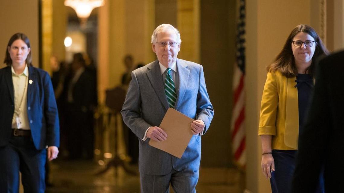 Senate Majority Leader Mitch McConnell, R-Ky.