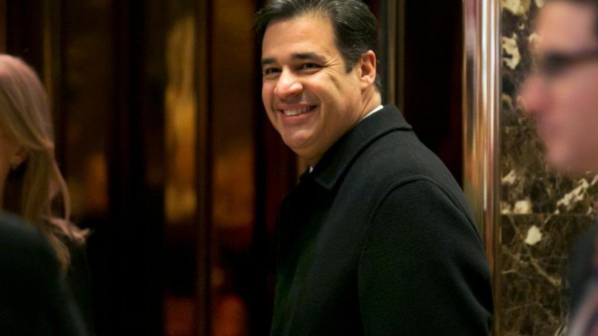 Rep. Raul Labrador, R-Idaho, arrives at Trump Tower in New York on Dec. 12, 2016.