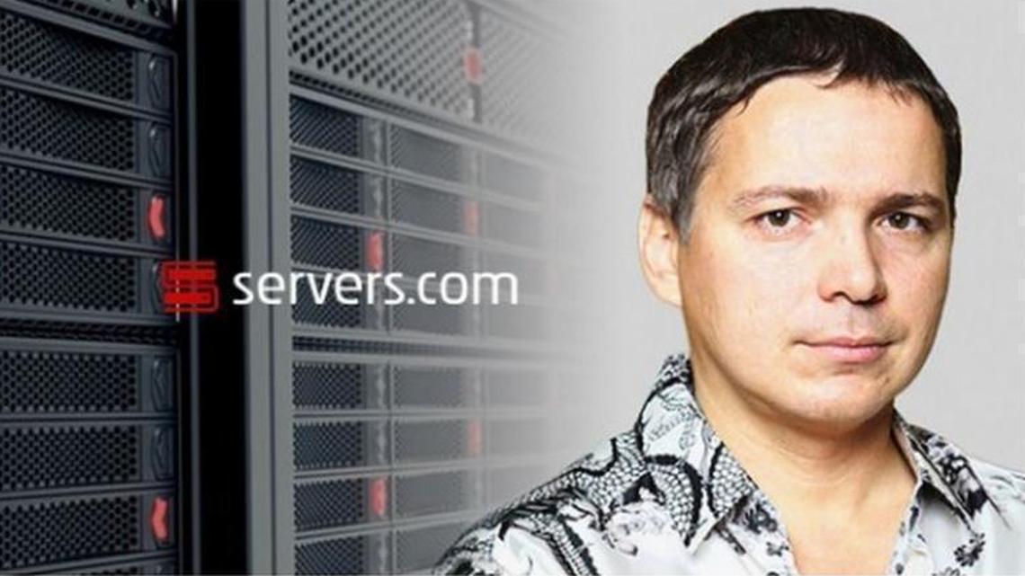 An image of Alexsej Gubarev from the Russian website of Servers.com, which is owned by his company XBT Holding. From Servers.ru website.