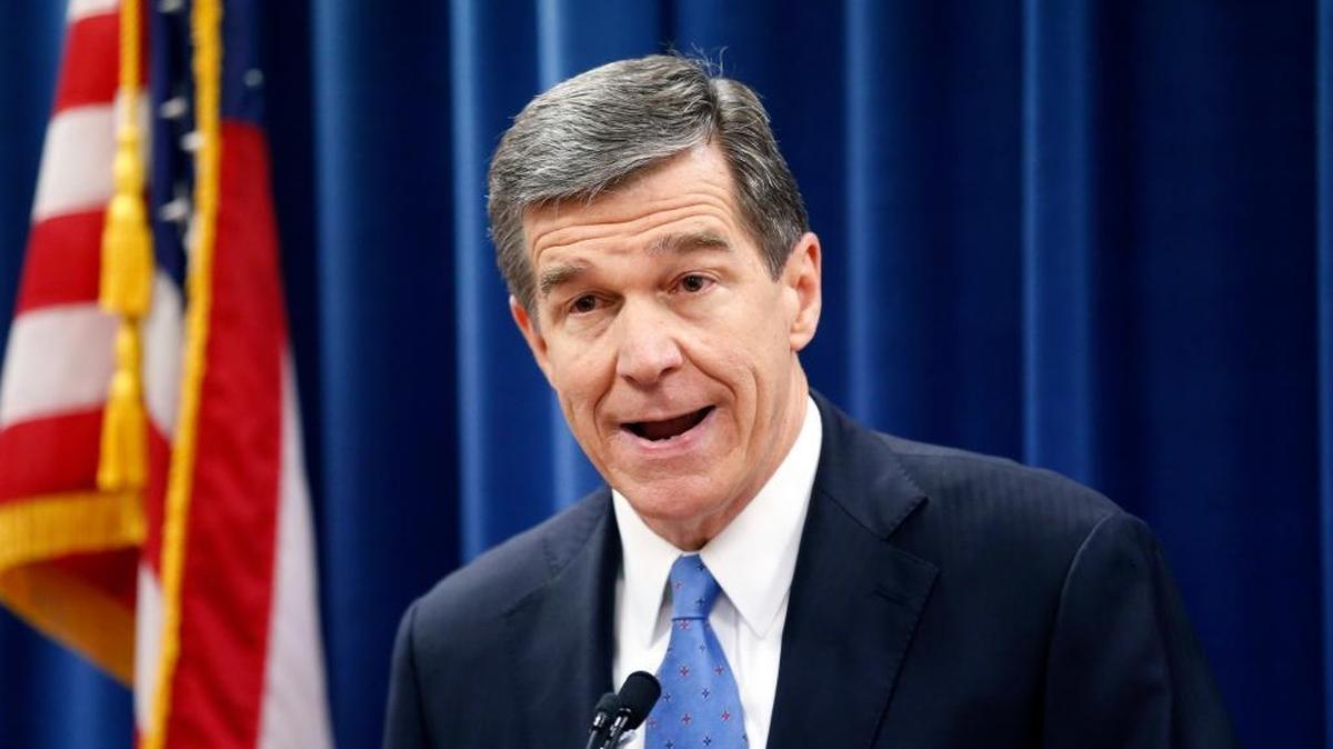 FILE – North Carolina Gov. Roy Cooper will attend the International Association of Firefighters annual legislative conference next week in Washington, D.C.