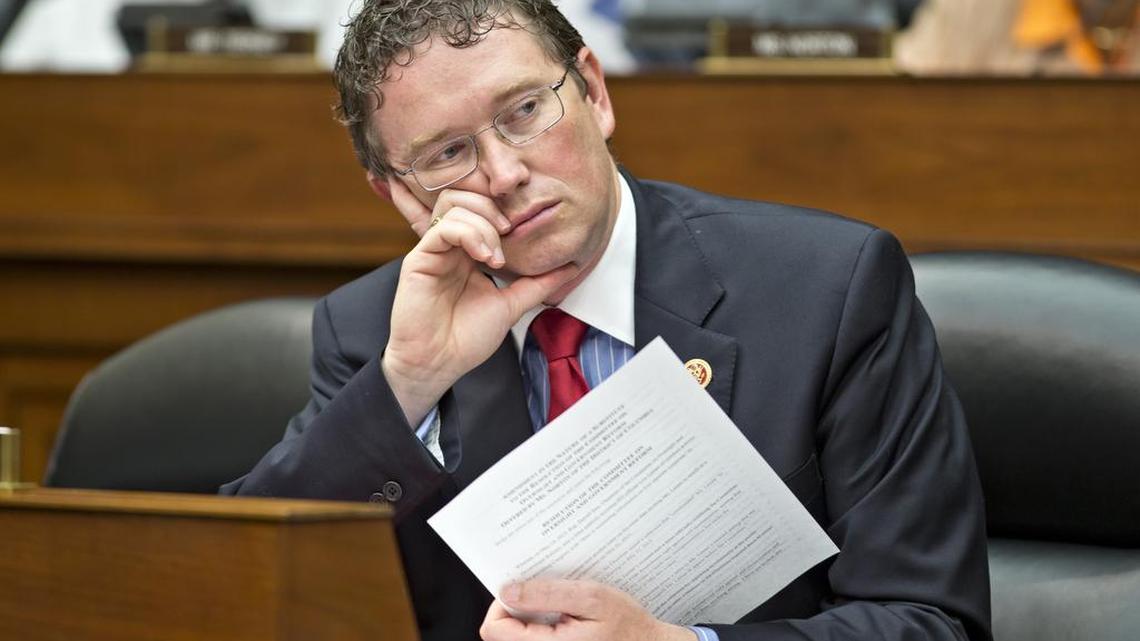 Rep. Thomas Massie, R-Ky., co-sponsored a bill last year that would pull the United States out of the United Nations.