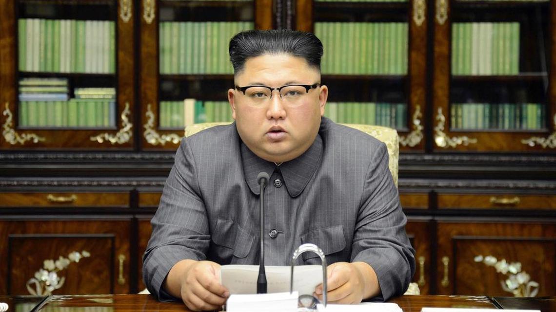 “I will surely and definitely tame the deranged U.S. dotard with fire,” North Korea leader Kim Jong Un declared in a statement published Thursday by North Korea’s official Korean Central News Agency.