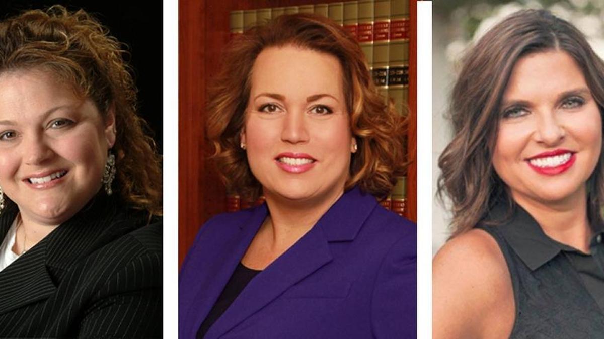 From left, Elizabeth Elkins Bond, Joan Deaton Grefer and Kimberly Blair Walson.