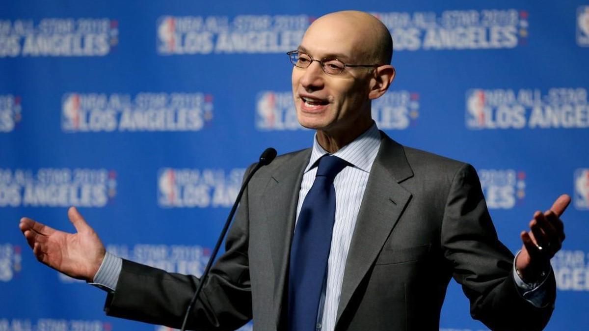 NBA Commissioner Adam Silver is facing pressure from six U.S. senators who want him to move the 2017 All-Star Game out of Charlotte.