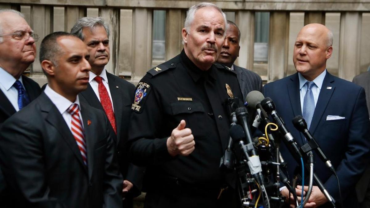 Tom Manger, the chief of police in Montgomery County, Maryland, was among a group of local officials who met Tuesday with Attorney General Jeff Sessions about Trump administration threats to yank funding from so-called sanctuary cities. A federal judge in San Francisco ruled Tuesday that such threats are unconstitutional.