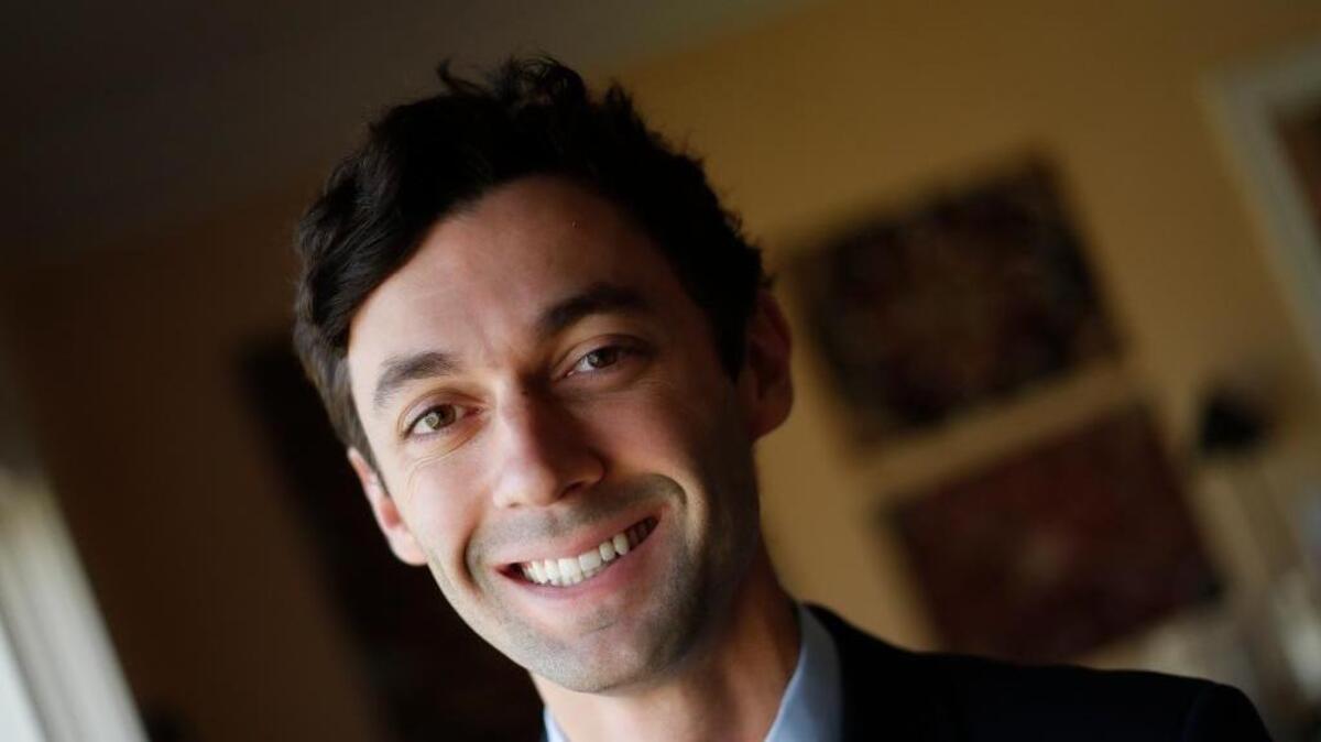 Jon Ossoff, Democratic candidate for Georgia's 6th Congressional District, poses for a portrait in Atlanta.