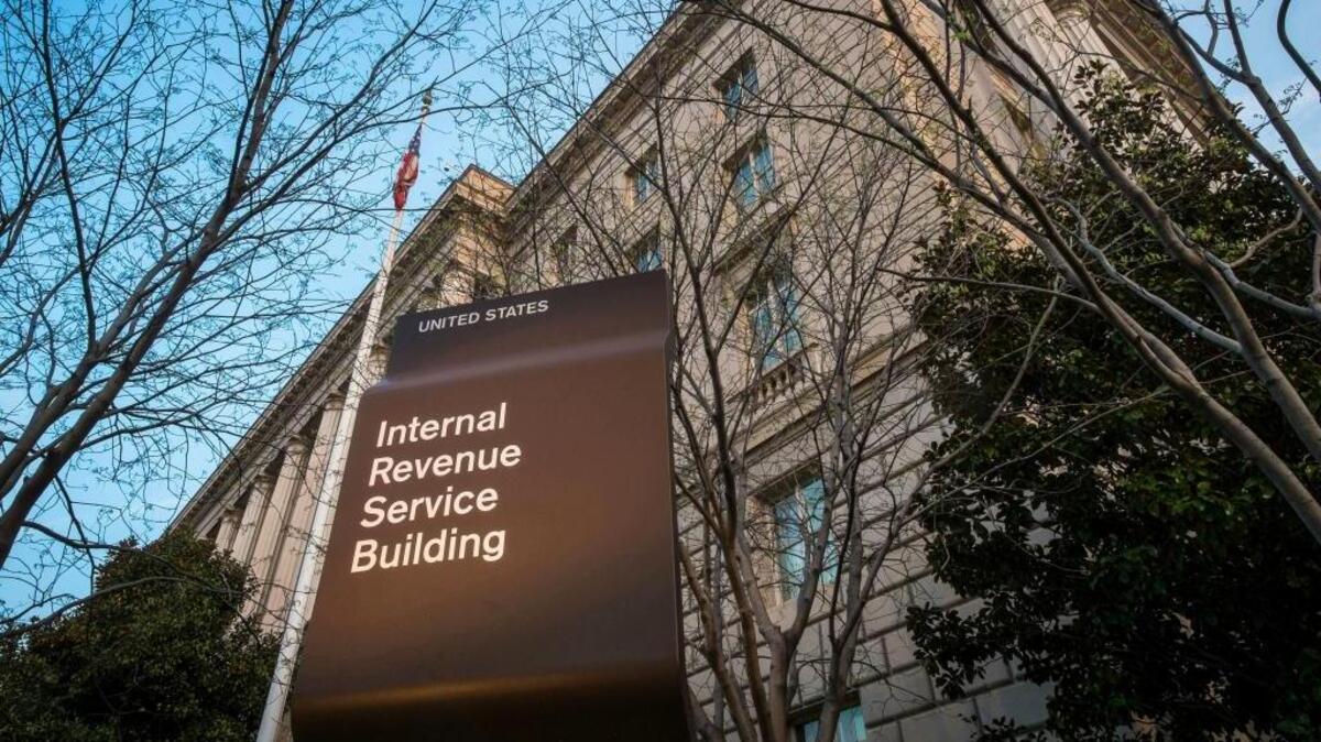 This April 13, 2014, photo shows the Internal Revenue Service headquarters in Washington.