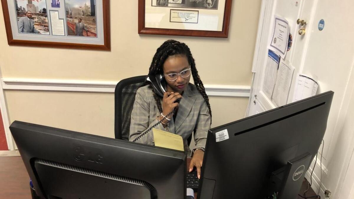 North Carolina A&T State University grad Vashti Hinton, 23, landed a full time job in the Washington office of Rep. Gregory Meeks, D-N.Y., after participating in an internship program for historically black college students created by Rep. Alma Adams, D-N.C., and Mark Walker, R-N.C., to help persuade minority students to pursue careers on Capitol Hill, where the congressional staff workforce is mostly white.