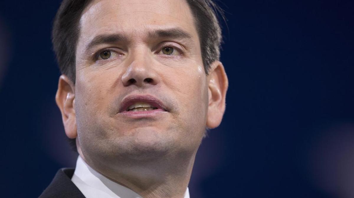 Republican presidential candidate, Sen. Marco Rubio of Florida addresses the American Conservative Union's Conservative Political Action Conference (CPAC) in National Harbor, Md., March 5, 2016.