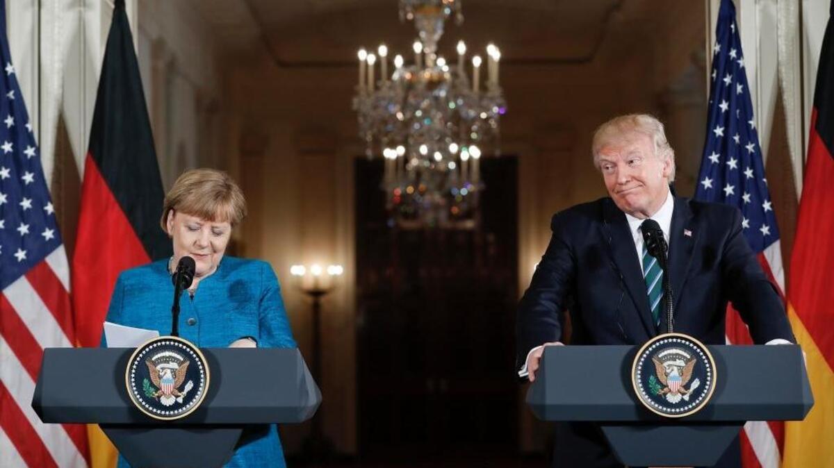 If German Chancellor Angela Merkel, shown here with President Donald Trump, were an American politician, she’d be a rarity: a trained scientist – she’s a chemist – who’s risen to the height of the political world. Scientists in the United States are organizing to have more of their number elected to political offices, long dominated by lawyers and businesspeople.