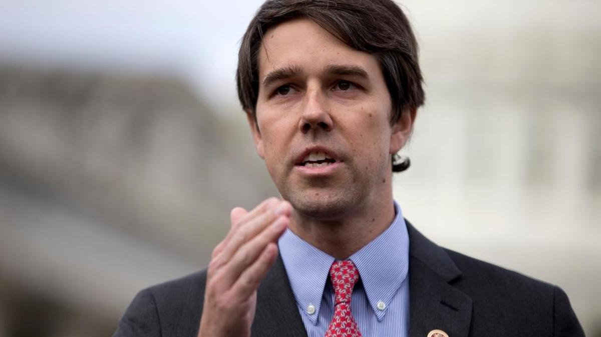 In this Feb. 27, 2013, file photo, Rep. Beto O'Rourke, D-Texas, speaks during a news conference on Capitol Hill in Washington. The three-term, fluent Spanish speaker announced his 2018 Senate run on Friday.