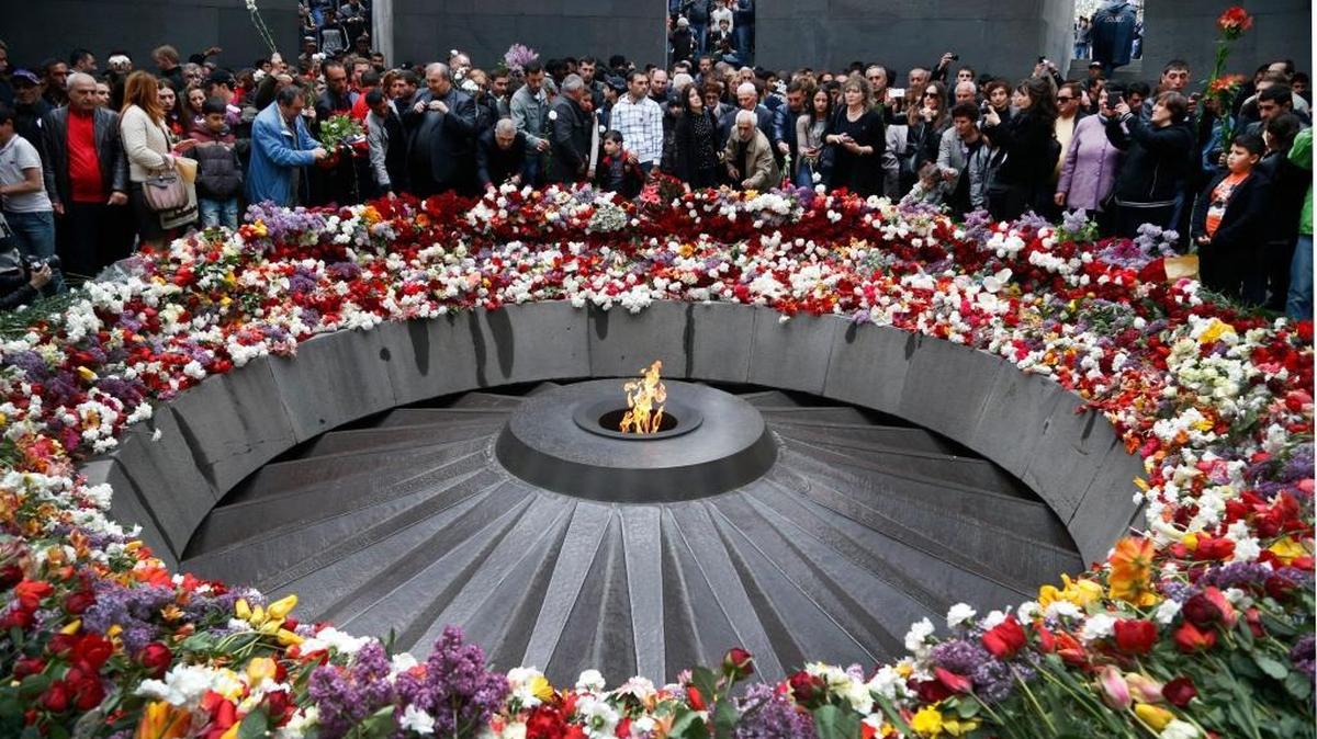 Last year, people laid flowers at a memorial in Yerevan, Armenia, to mark the centenary of Armenians’ expulsion from present-day Turkey. Sunday will mark the 101st anniversary of what Armenians say was the first genocide of the 20th century. President Barack Obama, however, refused once again to use the word in his annual proclamation commemorating the events.