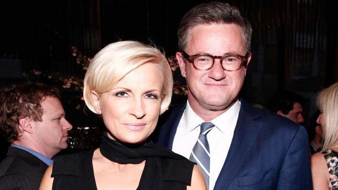 Mika Brzezinski and Joe Scarborough are seen at The Hollywood Reporter 35 Most Powerful People in Media event on April 11, 2012 in New York.