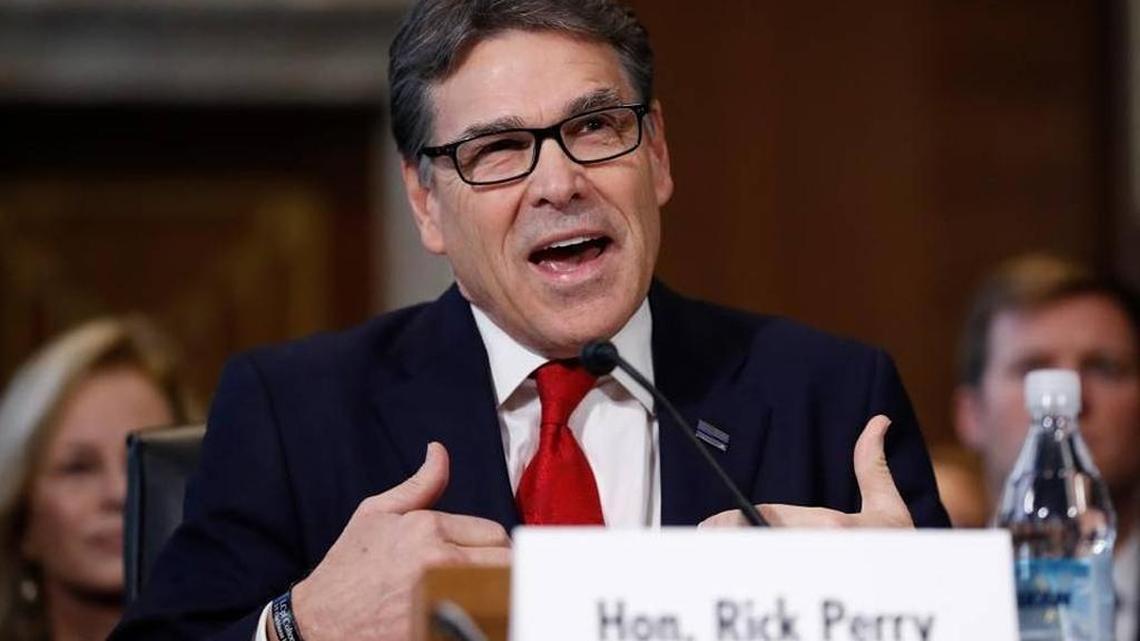 Former Texas Gov. Rick Perry was confirmed as Donald Trump’s secretary of energy on Thursday.