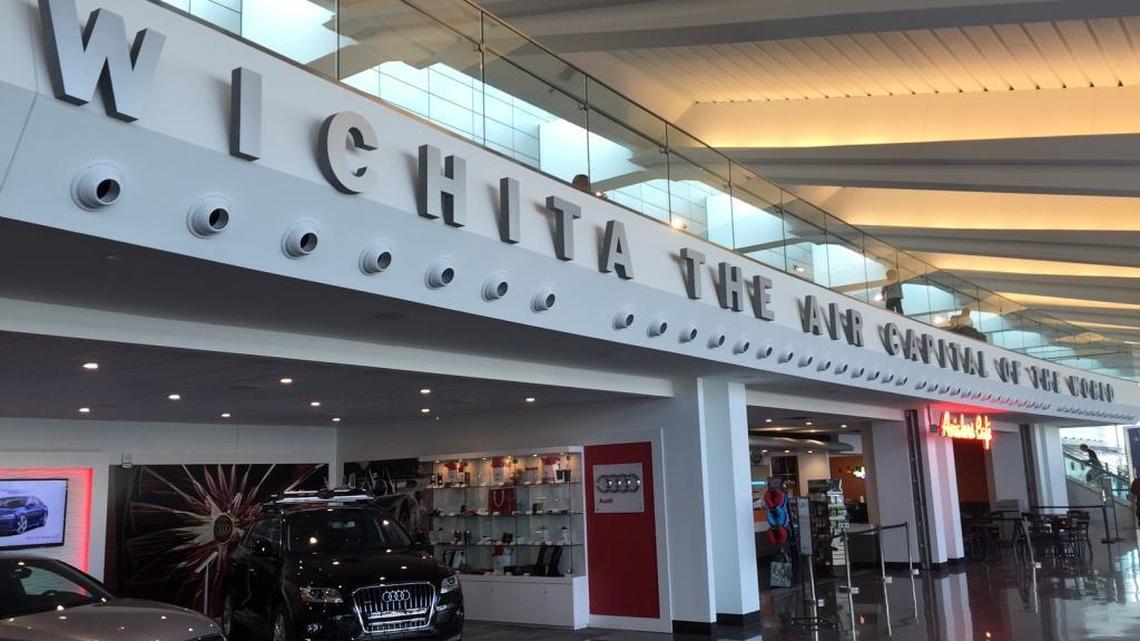 Wichita Eisenhower Airport opened a new $200 million terminal on June 3, 2015. The interior is pictured on April 8, 2016.