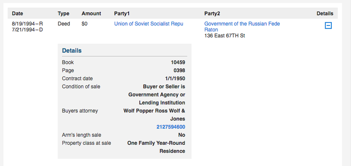 Property record for Glen Cove, N.Y. estate (Killensworth) from PropertyShark.com.