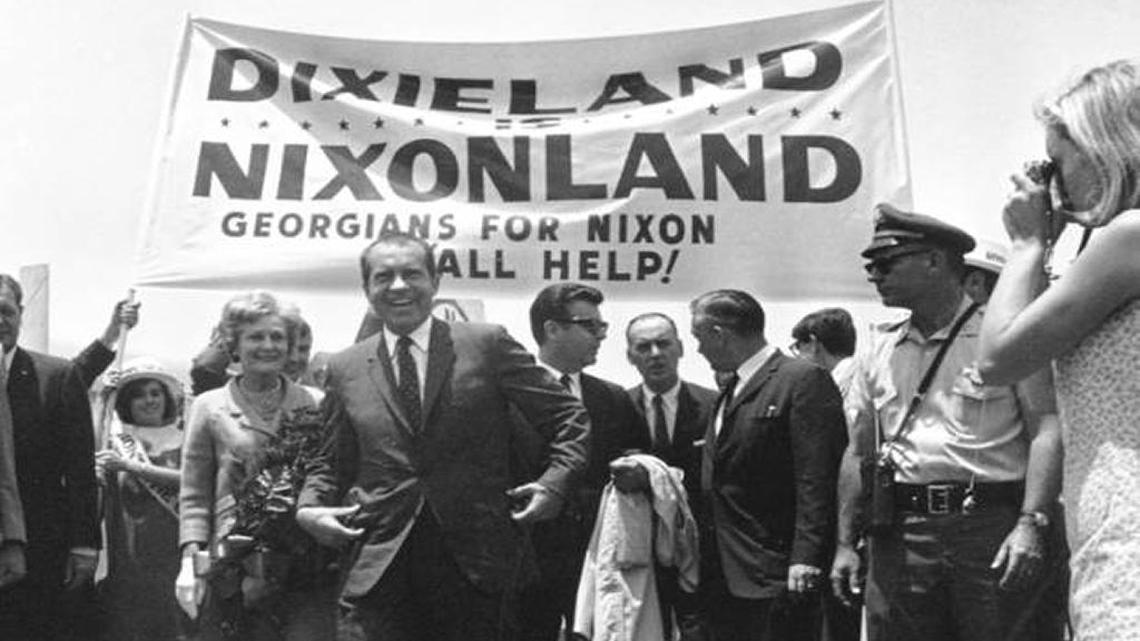 Richard Nixon employed the controversial “Southern strategy” to draw whites to his campaign.