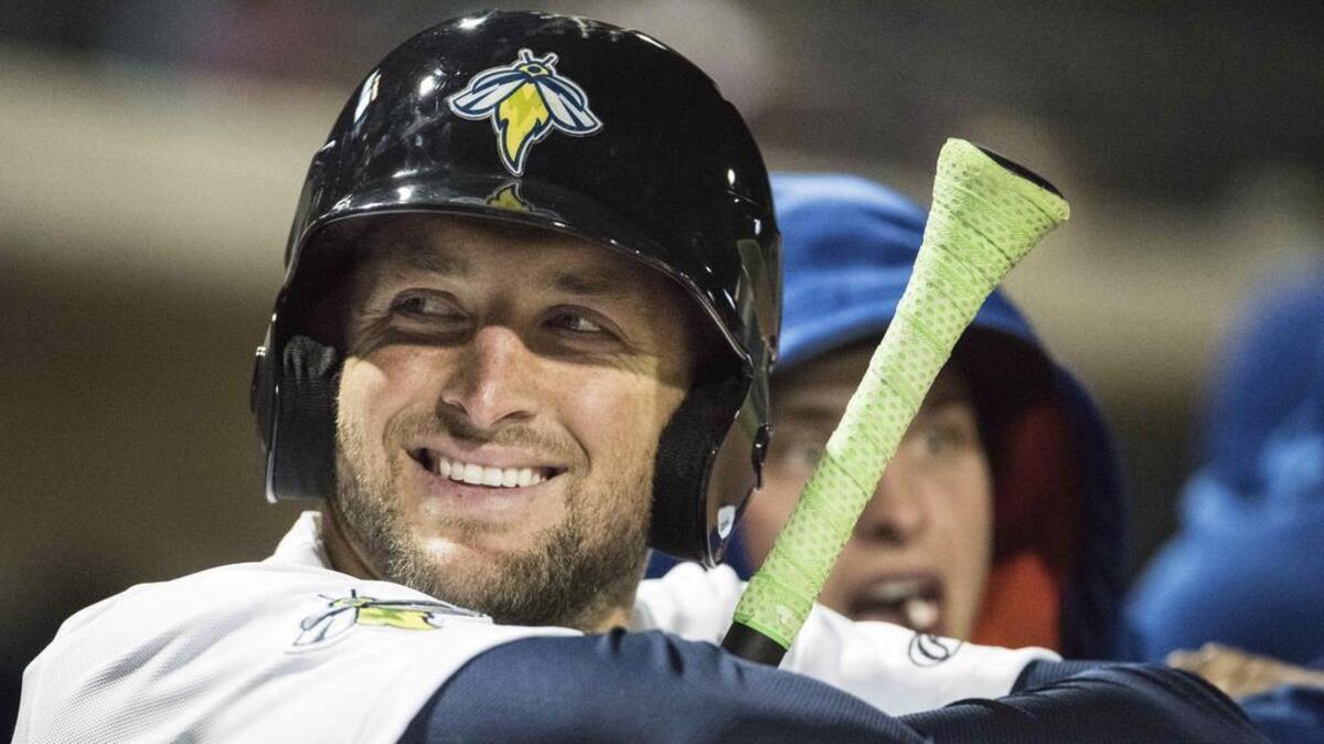 After his career in college and pro football, Tim Tebow pursued his quest to play pro baseball.