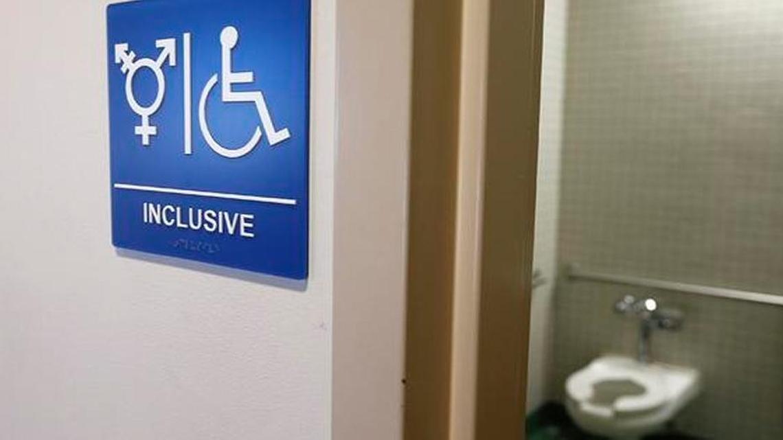 Some states have “inclusive” restroom facilities with locking doors.
