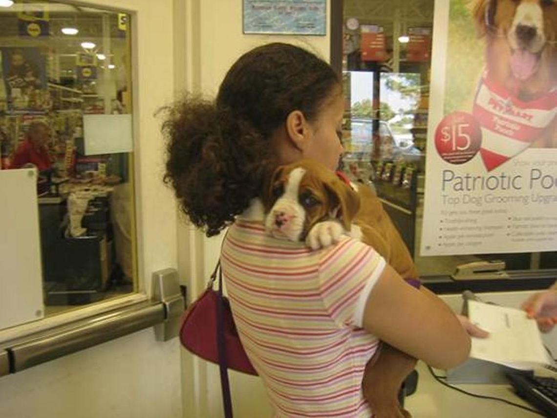 I may be holding her, but Charli Brown was lifting me in spirit right from the start that summer day in 2005.