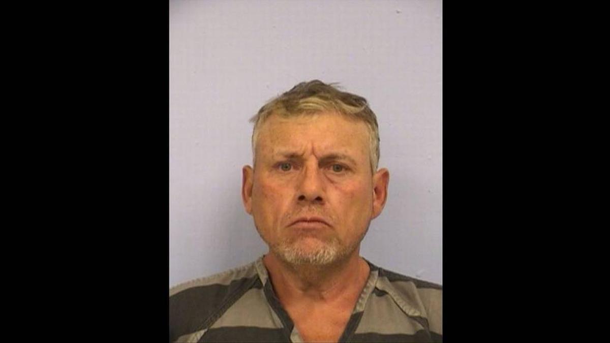 Robert Ussery's booking photo after he was arrested in 2016 at a White Lives Matter rally.