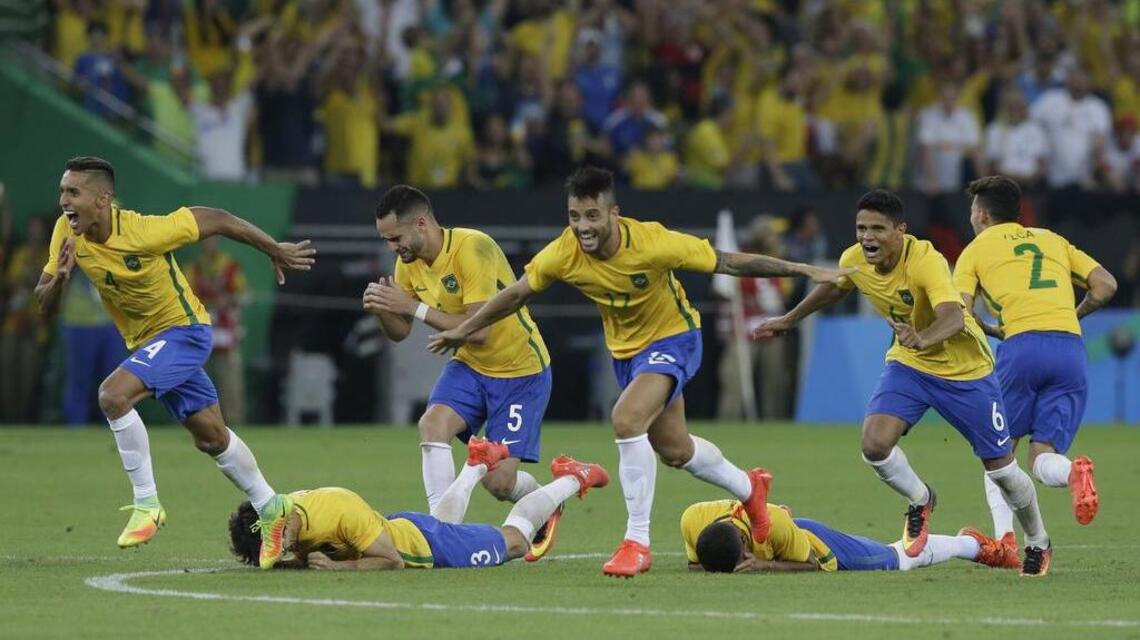 Neymar scores winning penalty, leads Brazil to first-ever gold medal