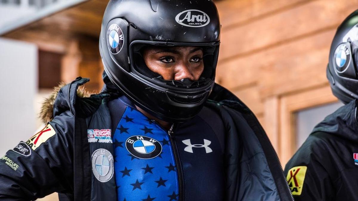Briauna Jones, a former UNC Charlotte track star, has been selected as an alternate on the U.S. women’s Olympic bobsled team