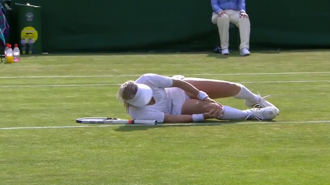 As Wimbledon player wailed in pain from horrific injury, medics ‘froze,’ opponent says